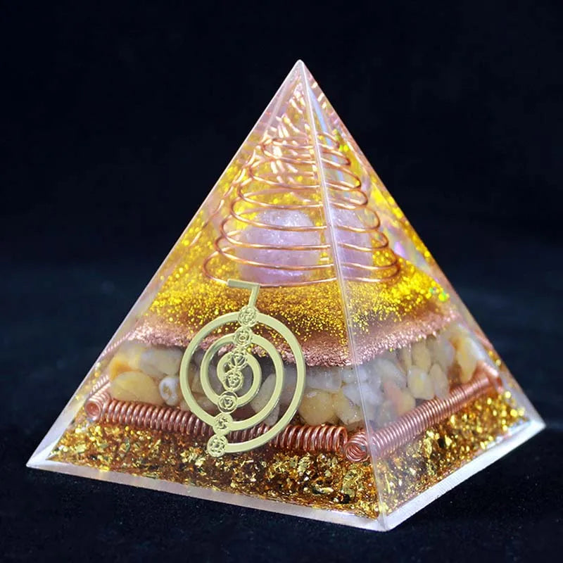 Meditation Orgone Pyramid Amethyst Crystal Crystal For Buddha Orgone Energy Generator Orgonite Pyramids Reiki Healing