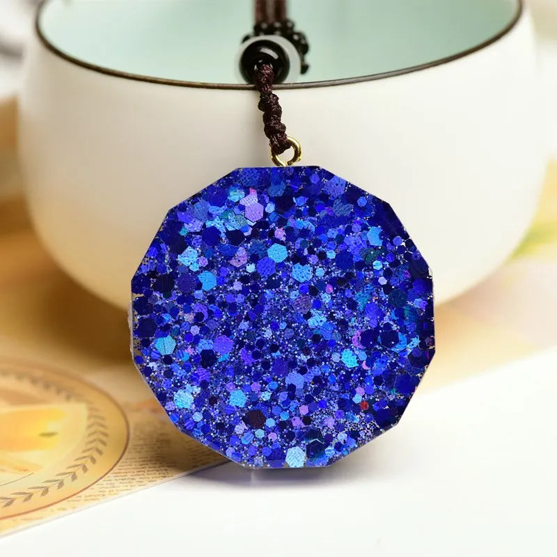 Orgonite Energy Pendant Natural Crystal Chakra Energizing Orgonite Necklace Bring Lucky Necklace Absorbs Negative Energy Gife