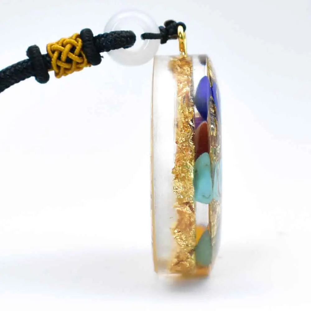 Crystals Energy Generator Orgone Pendant Necklace Healing Reiki Chakra Generato Gift