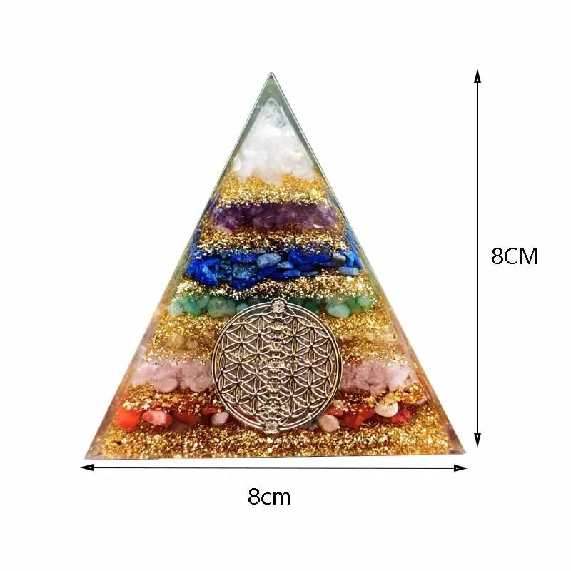 Meditation Orgone Pyramid Amethyst Crystal Crystal For Buddha Orgone Energy Generator Orgonite Pyramids Reiki Healing